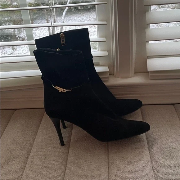 Burberry Black Heeled Boots